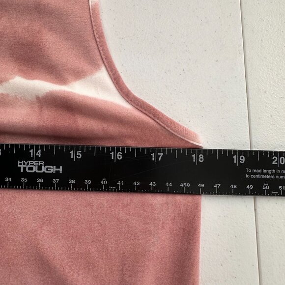 Capella Tie-Dye Sleeveless Maxi Dress L Pink Beach Pockets Hippie Coastal Swim - Picture 4 of 9